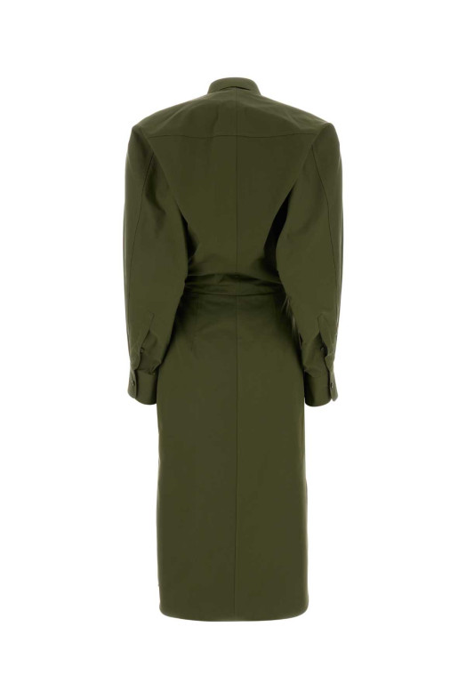 Khaki poplin shirt dress GIVENCHY (BW22RD1634)