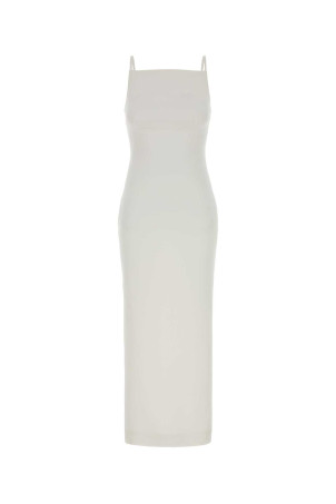 White crepe caddy long dress GIVENCHY (BW22SZ164K)