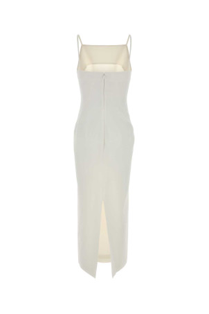 White crepe caddy long dress GIVENCHY (BW22SZ164K)