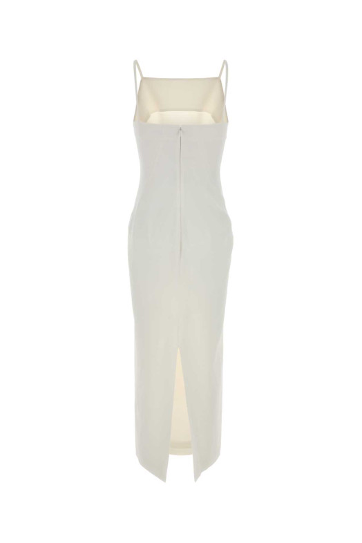 White crepe caddy long dress GIVENCHY (BW22SZ164K)