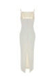 White crepe caddy long dress GIVENCHY (BW22SZ164K)
