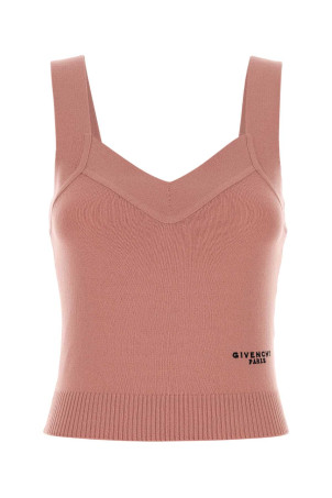 Pink wool blend tank top GIVENCHY (BW61HZ4ZTA)