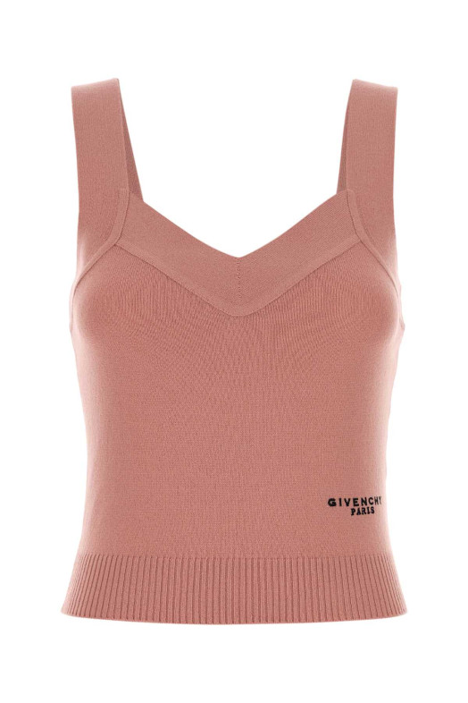Pink wool blend tank top GIVENCHY (BW61HZ4ZTA)
