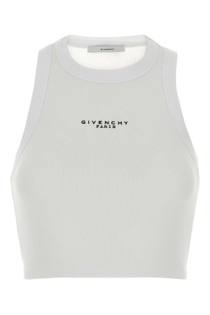 White stretch cotton crop-top White GIVENCHY (BW70FNP7BR)