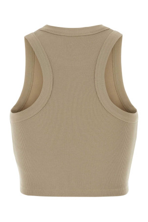 Beige stretch cotton crop-top GIVENCHY (BW70FNP7BR)