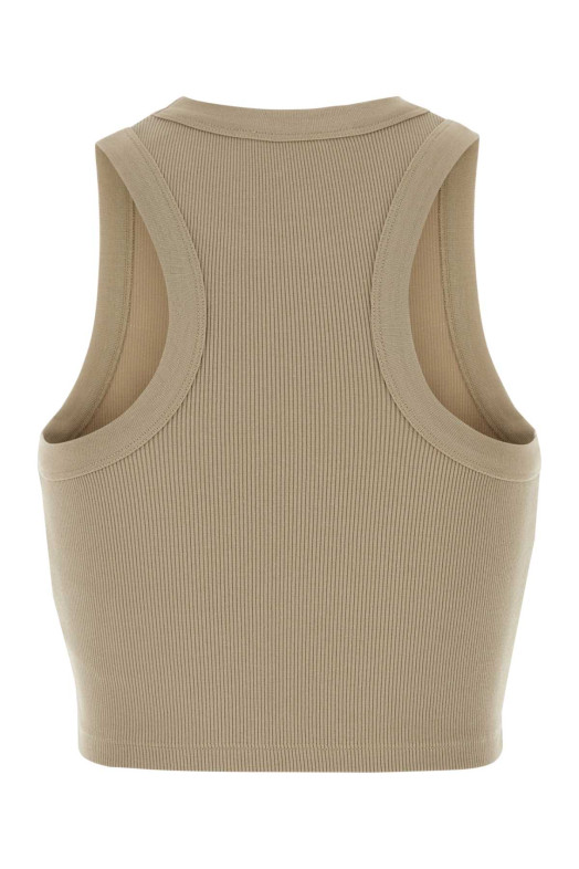 Beige stretch cotton crop-top GIVENCHY (BW70FNP7BR)