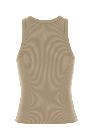 Beige stretch cotton tank top GIVENCHY (BW70FPP7BR)