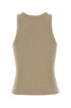 Beige stretch cotton tank top GIVENCHY (BW70FPP7BR)