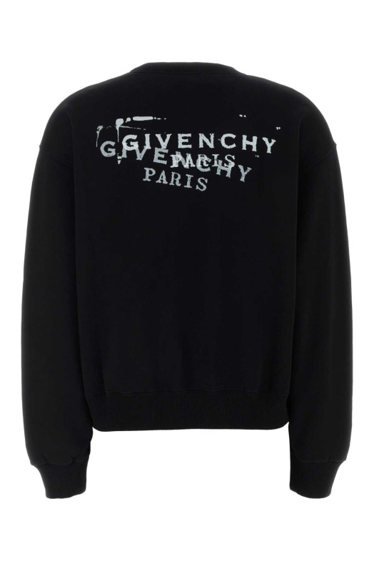Black cotton sweatshirt GIVENCHY (BWJ04UP7A7)