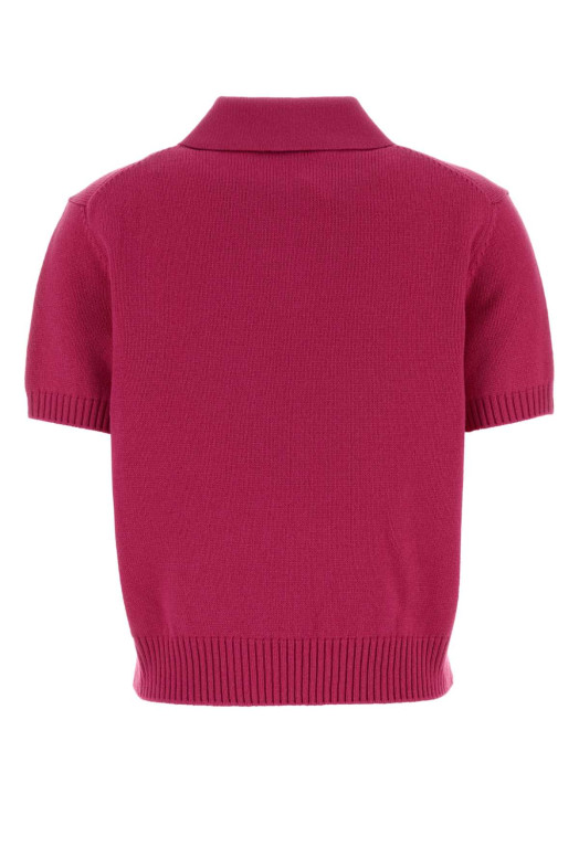 Fuchsia wool blend polo shirt GIVENCHY (BWL0084ZTA)
