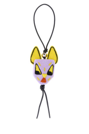 Multicolor felt Cat key ring LOEWE (C621232XPA)