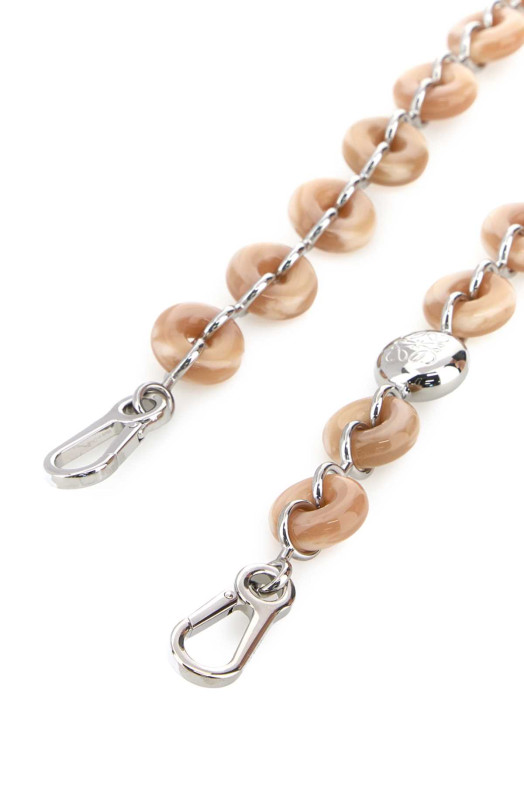 Two-tone acetate and metal Donut shoulder strap LOEWE (CCS1317X01)