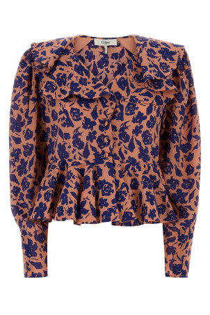 Printed crepe blouse CHLOE (CH26SHT12307)