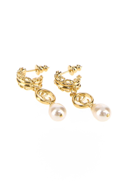 Gold metal ChloÃ© Classy earrings CHLOE (CH26SJE02BGL)