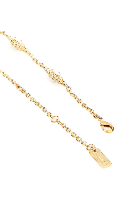 Gold metal ChloÃ© Classy necklace CHLOE (CH26SJN02BRE)