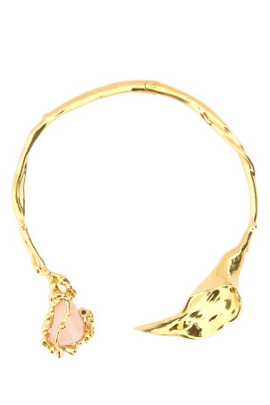 Gold metal ChloÃ© Flower Soul necklace CHLOE (CH26SJN20PIN)