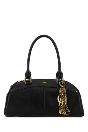 Black leather Bowling handbag CHLOE (CH26SS955Q86)