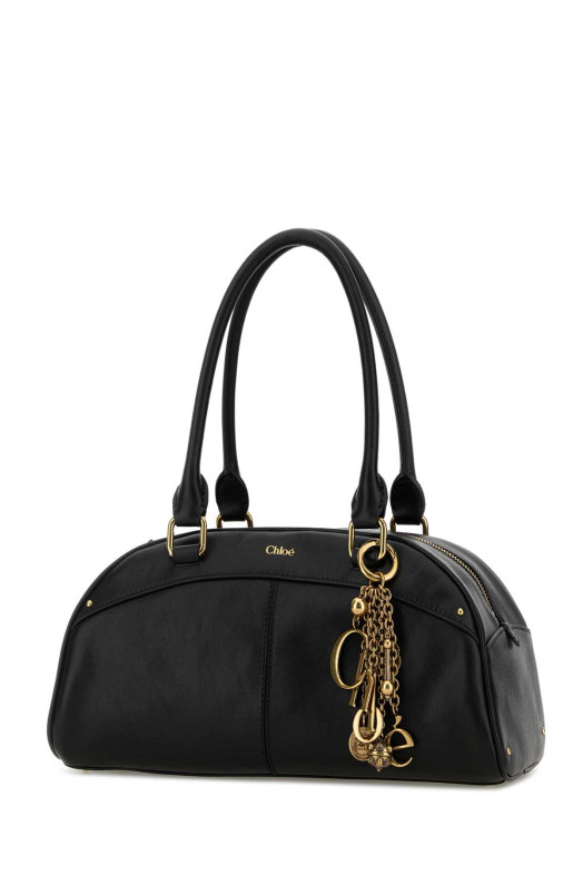 Black leather Bowling handbag CHLOE (CH26SS955Q86)