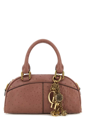 Antiqued pink leather Bowling handbag CHLOE (CH26SS956Q81)