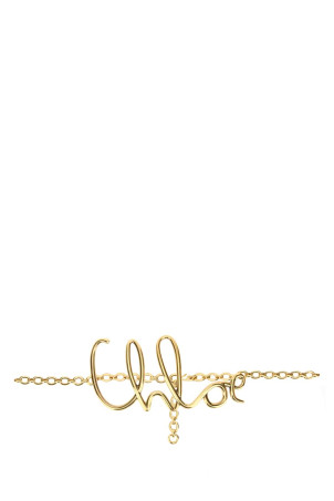 Gold metal large ChloÃ¨ belt CHLOE (CHC24AC067CB7)