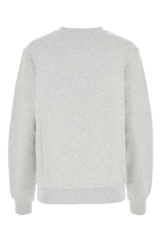 Melange light grey stretch cotton sweatshirt A.P.C. (COHBVM27913)