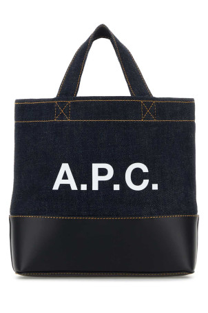 Denim mini Axel shopping bag Denim A.P.C. (COHLOM67009)