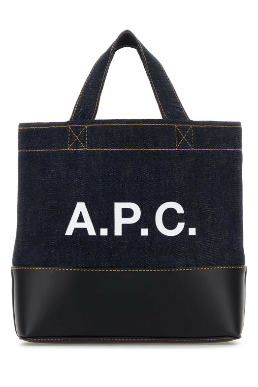 Denim mini Axel shopping bag Denim A.P.C. (COHLOM67009)