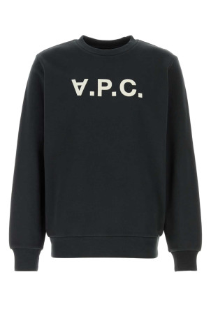 Slate cotton sweatshirt A.P.C. (COHMCM27907)