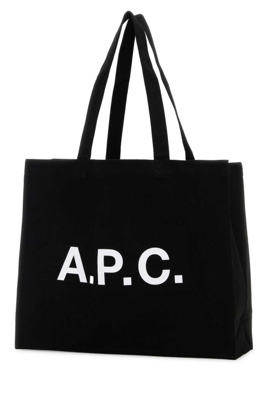 Black canvas Diane shopping bag Black A.P.C. (COZZSM61443)