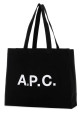Black canvas Diane shopping bag Black A.P.C. (COZZSM61443)