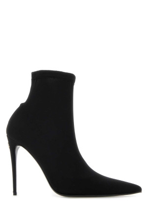 Black fabric ankle boots Black DOLCE & GABBANA (CT0959AM237)