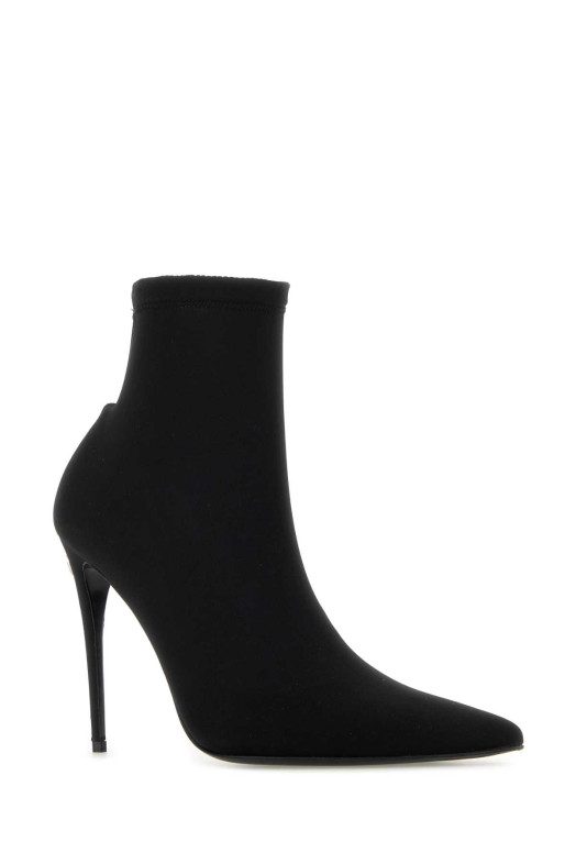 Black fabric ankle boots Black DOLCE & GABBANA (CT0959AM237)