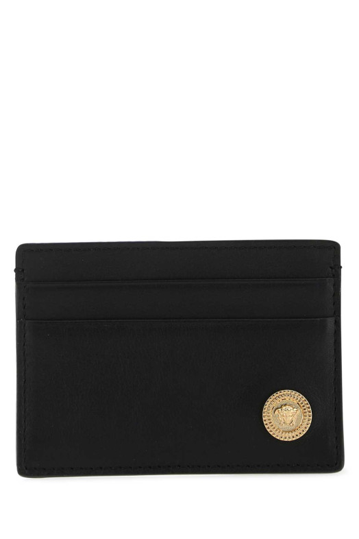 Black leather card holder VERSACE (DPN24671A03190)