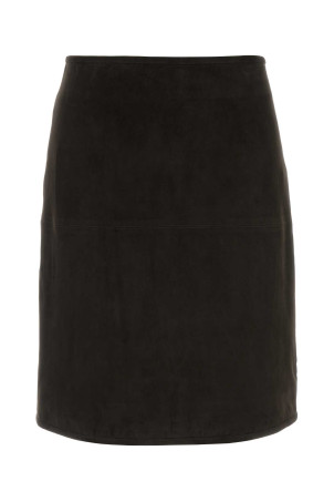 Dark brown suede Engel skirt LOULOU DE SAISON (ENGEL)