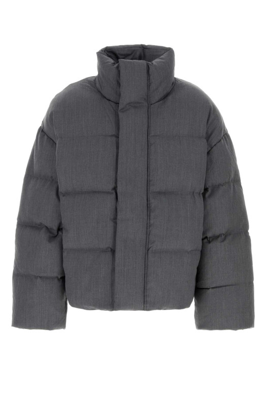 Dark grey wool down jacket ENTIRE STUDIOS (ESUW251046GR)