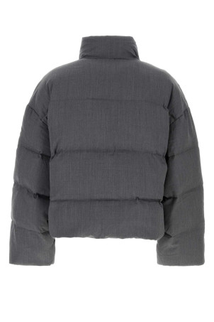 Dark grey wool down jacket ENTIRE STUDIOS (ESUW251046GR)