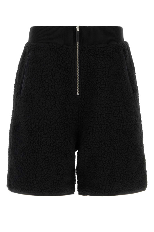 Black teddy bermuda shorts Black ENTIRE STUDIOS (ESUW252041BL)