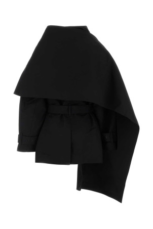 Black cotton coat Black ENTIRE STUDIOS (ESWW251052BL)
