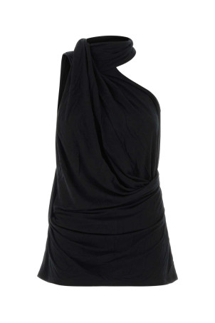 Black stretch viscose top ENTIRE STUDIOS (ESWW258020SO)