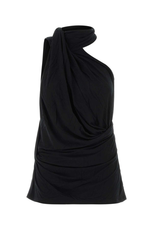 Black stretch viscose top ENTIRE STUDIOS (ESWW258020SO)