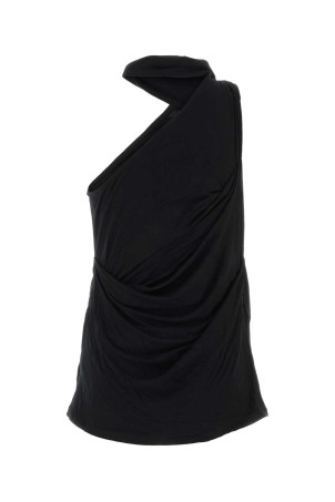 Black stretch viscose top ENTIRE STUDIOS (ESWW258020SO)