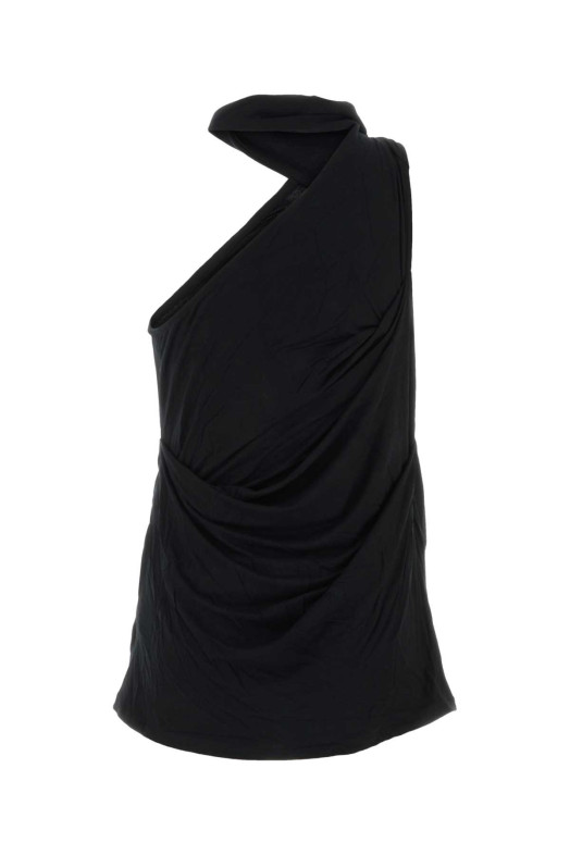 Black stretch viscose top ENTIRE STUDIOS (ESWW258020SO)