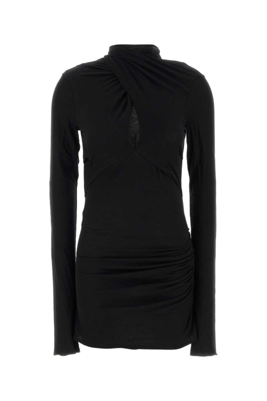 Black stretch cotton top ENTIRE STUDIOS (ESWW258024SO)