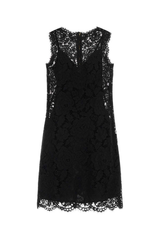Black lace dress Black DOLCE & GABBANA (F6ATYTHLM7L)
