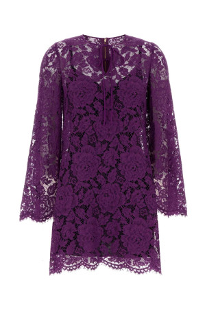 Purple lace dress DOLCE & GABBANA (F6DJOTHLM7L)