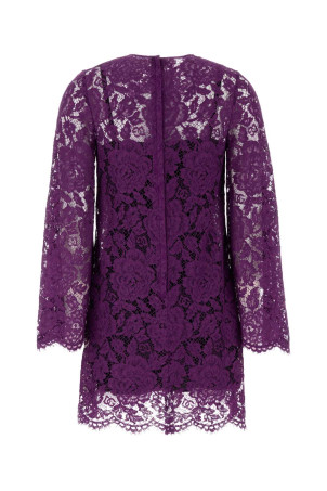 Purple lace dress DOLCE & GABBANA (F6DJOTHLM7L)