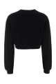 Black cotton blend sweatshirt Black DOLCE & GABBANA (F9P40ZHU7HV)
