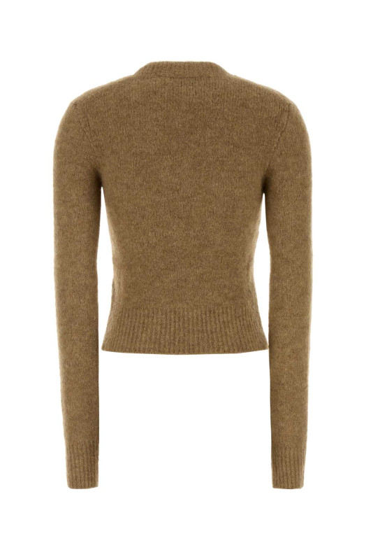 Camel stretch alpaca blend sweater AMI (FKS824KN0021)