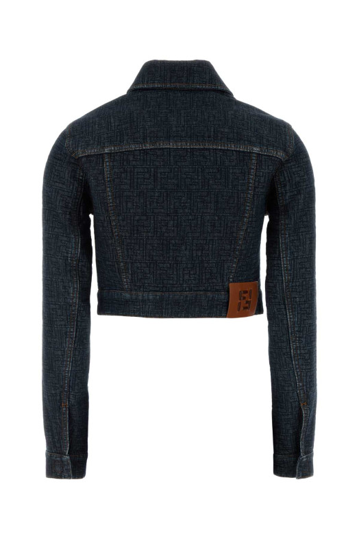 Denim padded jacket FENDI (FLF834AW82)