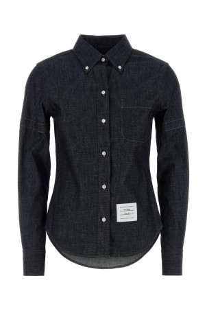 Denim shirt Black THOM BROWNE (FLL203OF1105)